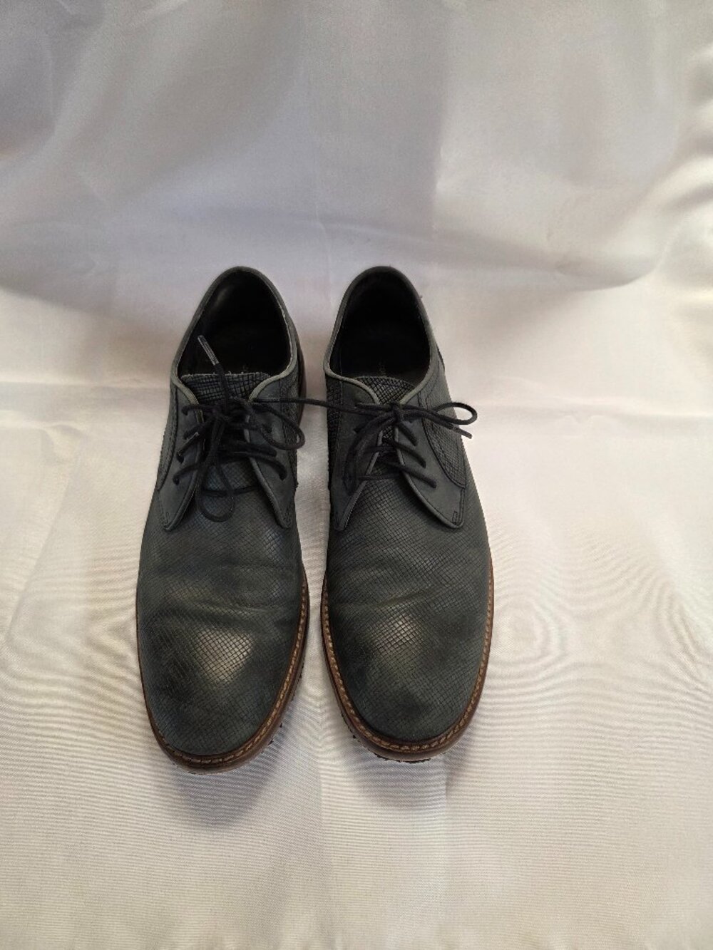 Mens John Varvatos Blue Dress/Casual Leather Shoes